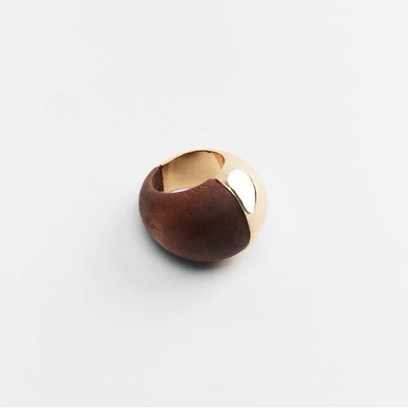 Zara wooden statement rings - Picture 2 of 12